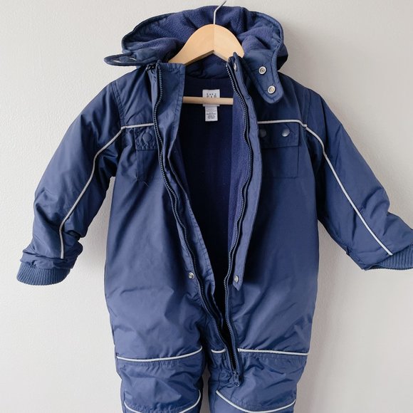 Gap Snowsuit baby bunting down filled with detachable booties unisex - Picture 2 of 11